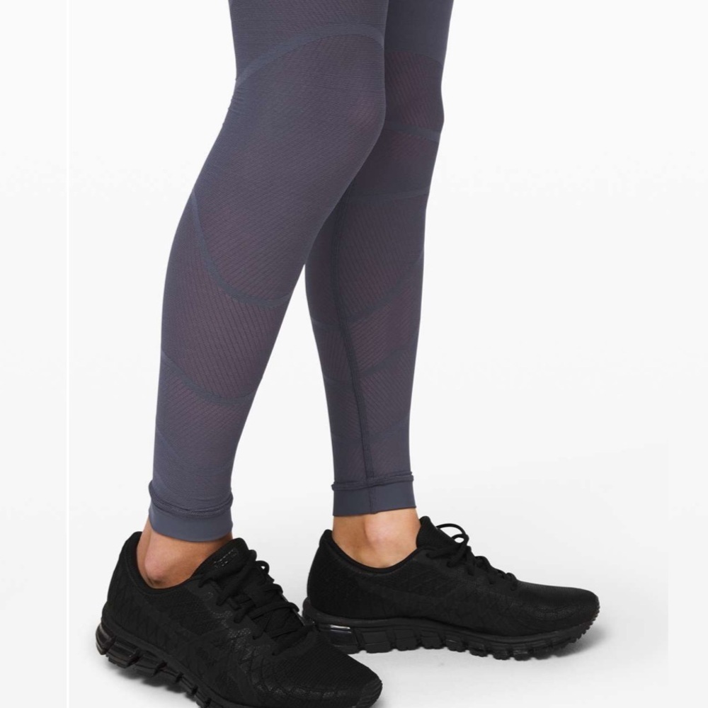 Lululemon Sheer Will High-Rise Tight 28" Pulse Stone Blue 6 - Picture 2 of 9